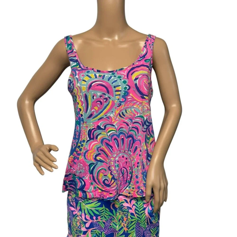 LILLY PULITZER Tank Top Womens XS - Picture 1 of 8
